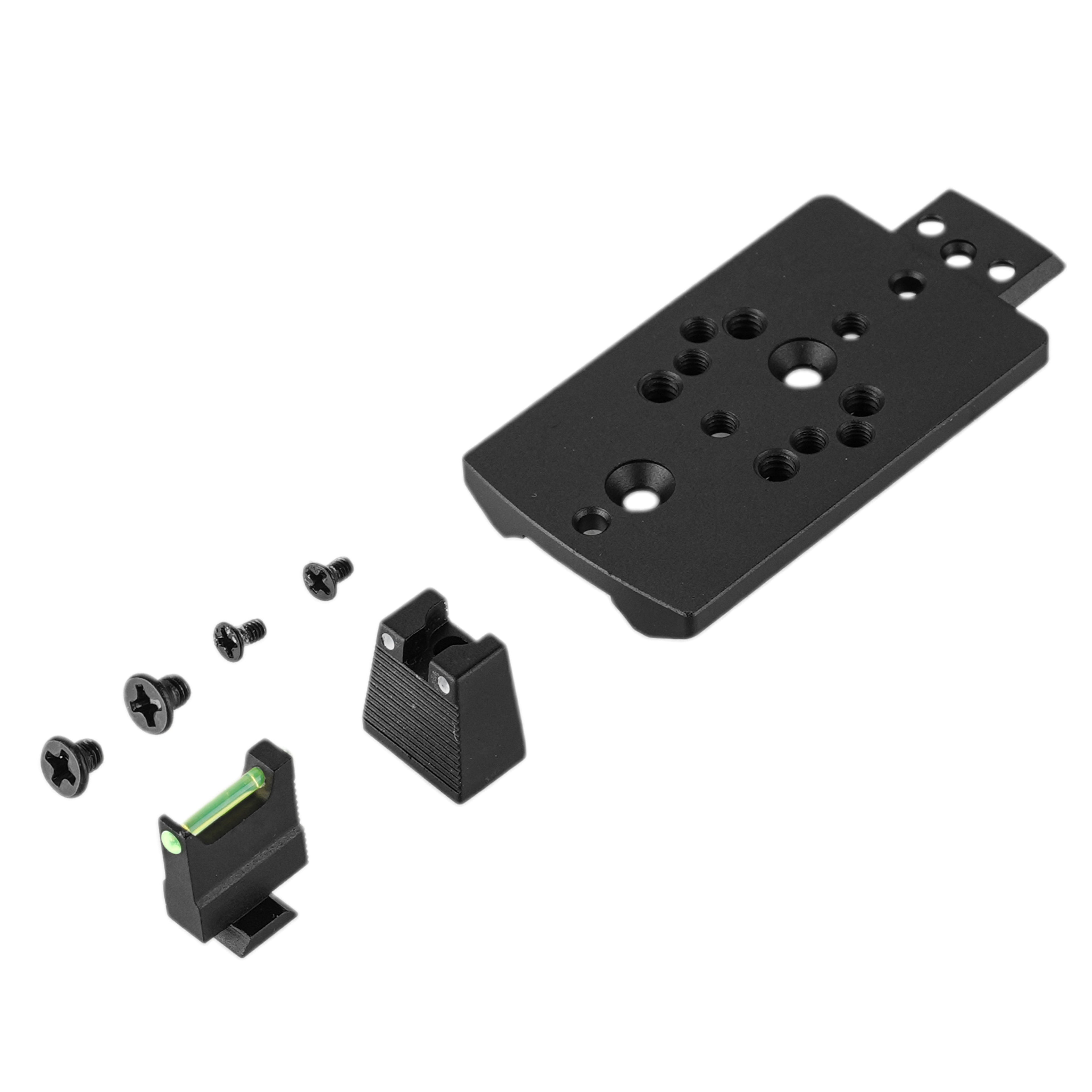 ARCTURUS Optics Ready Hi-Capa CNC Raised Sights and Optics Plate Set