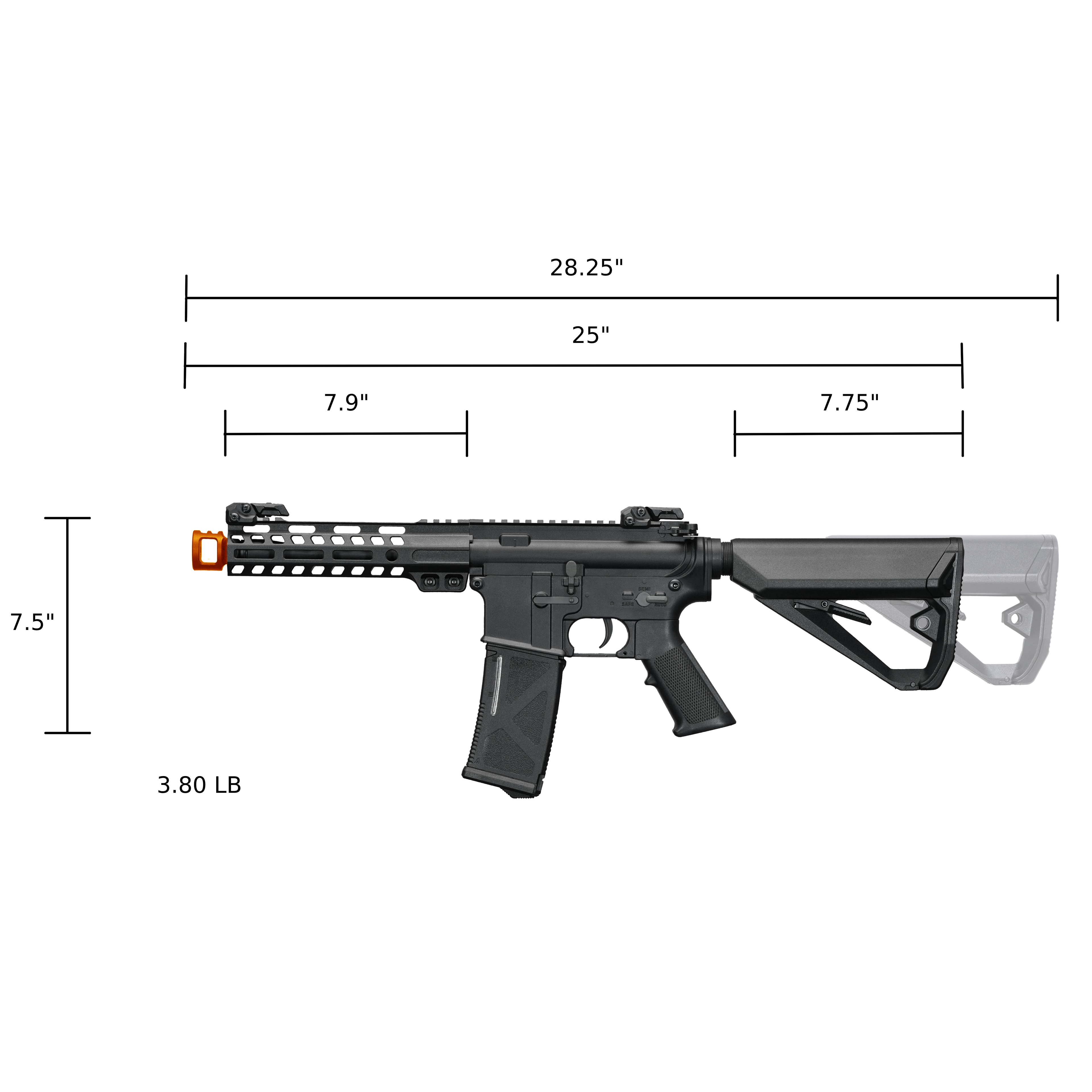 ARCTURUS NEO MOD1 SBR 7.9" NEO AEG ME® Starter Pack
