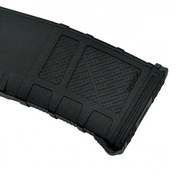 Amarok AM190 M series - 190 rounds Fast Feed Mid Cap Magazine - Type A1 - Black Cover + Solid Black top