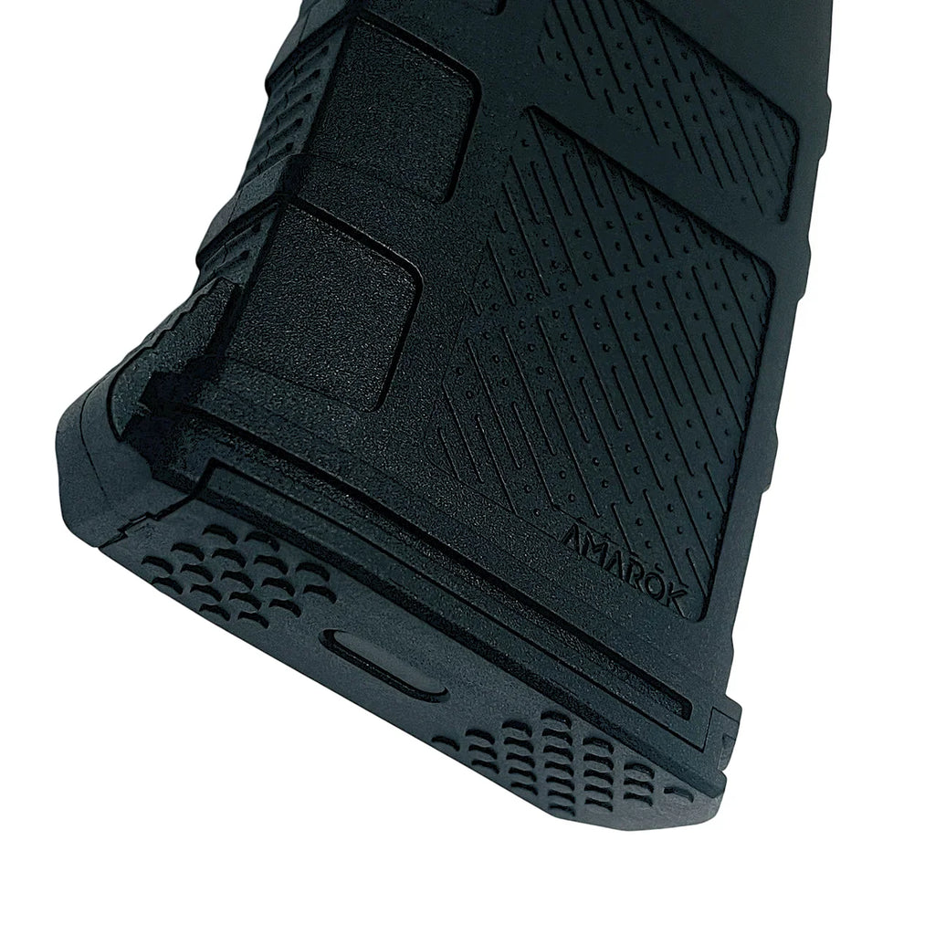 Amarok AM190 M series - 190 rounds Fast Feed Mid Cap Magazine - Type A1 - Black Cover + Solid Black top