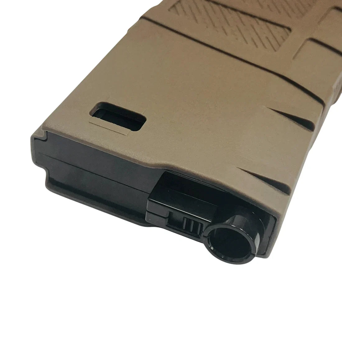 Amarok AM190 M series - 190 rounds Fast Feed Mid Cap Magazine - Type A2 - FDE Cover + Solid Black top