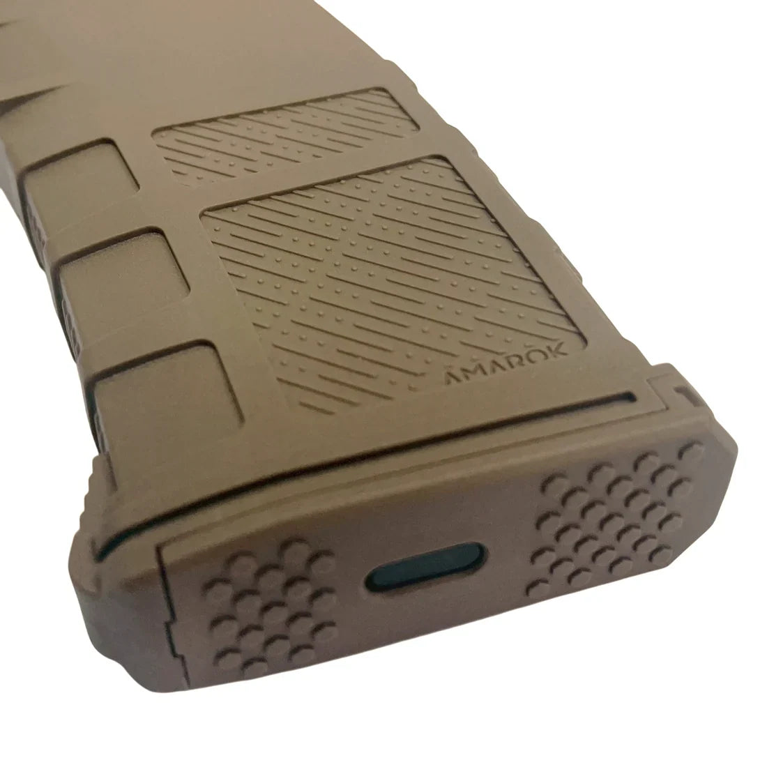 Amarok AM190 M series - 190 rounds Fast Feed Mid Cap Magazine - Type A2 - FDE Cover + Solid Black top
