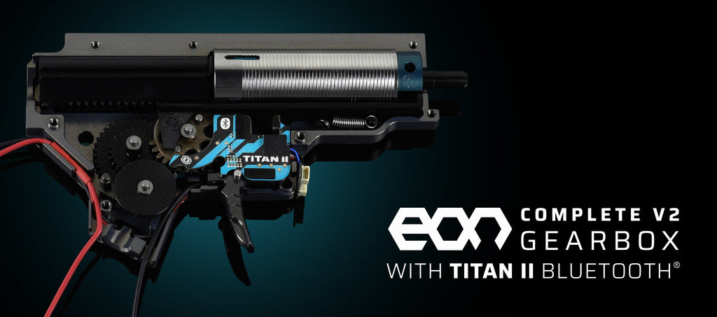 EON Complete V2 Gearbox with TITAN IIBluetooth® - Short Stroke - 330 FPS / 1.0 J [RearWired]