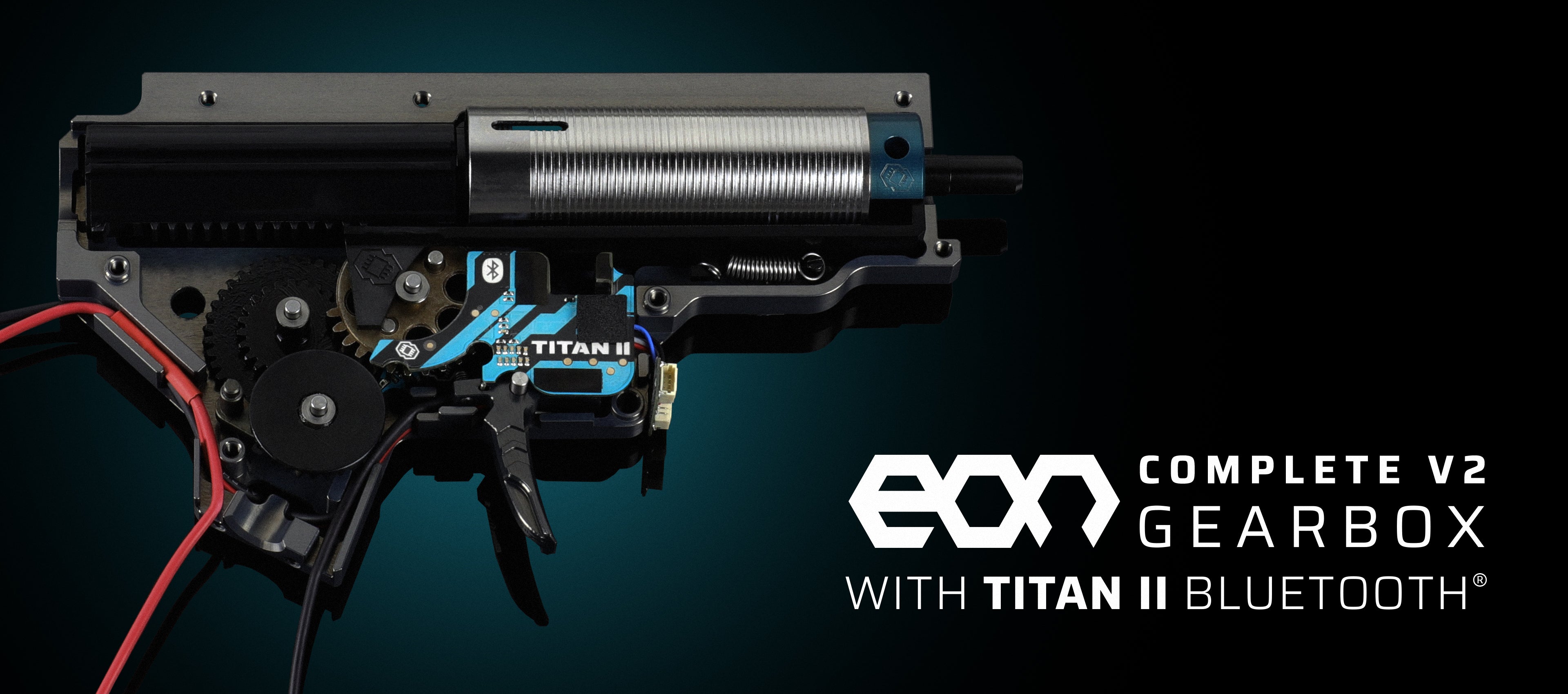 EON Complete V2 Gearbox with TITAN IIBluetooth® - Short Stroke - 330 FPS / 1.0 J [RearWired]