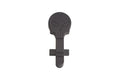 GATE Enterprise Bolt-Catch 1A1 Black Matt