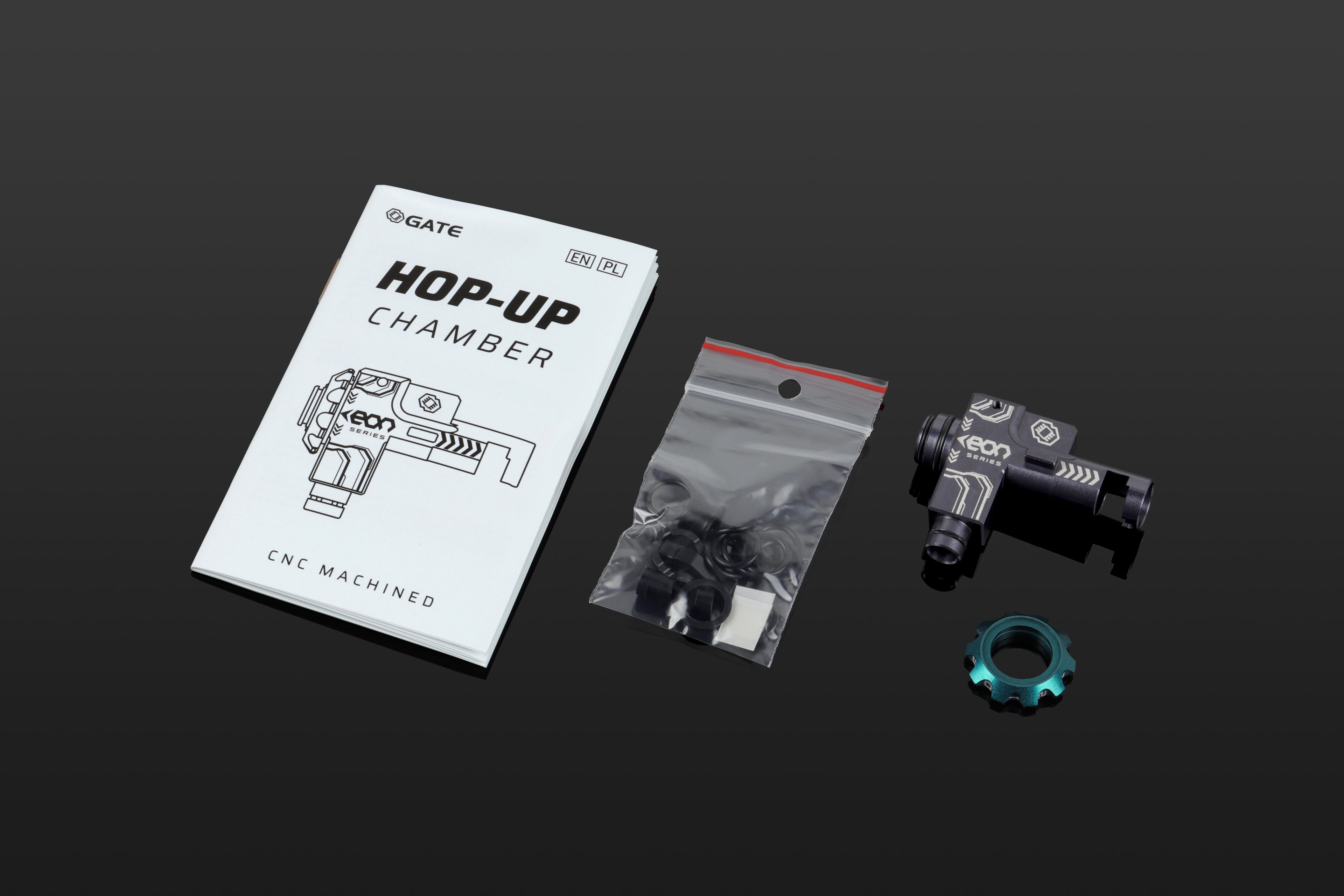 EON Hop-Up Chamber - Titanium housing + Violet rotary dial