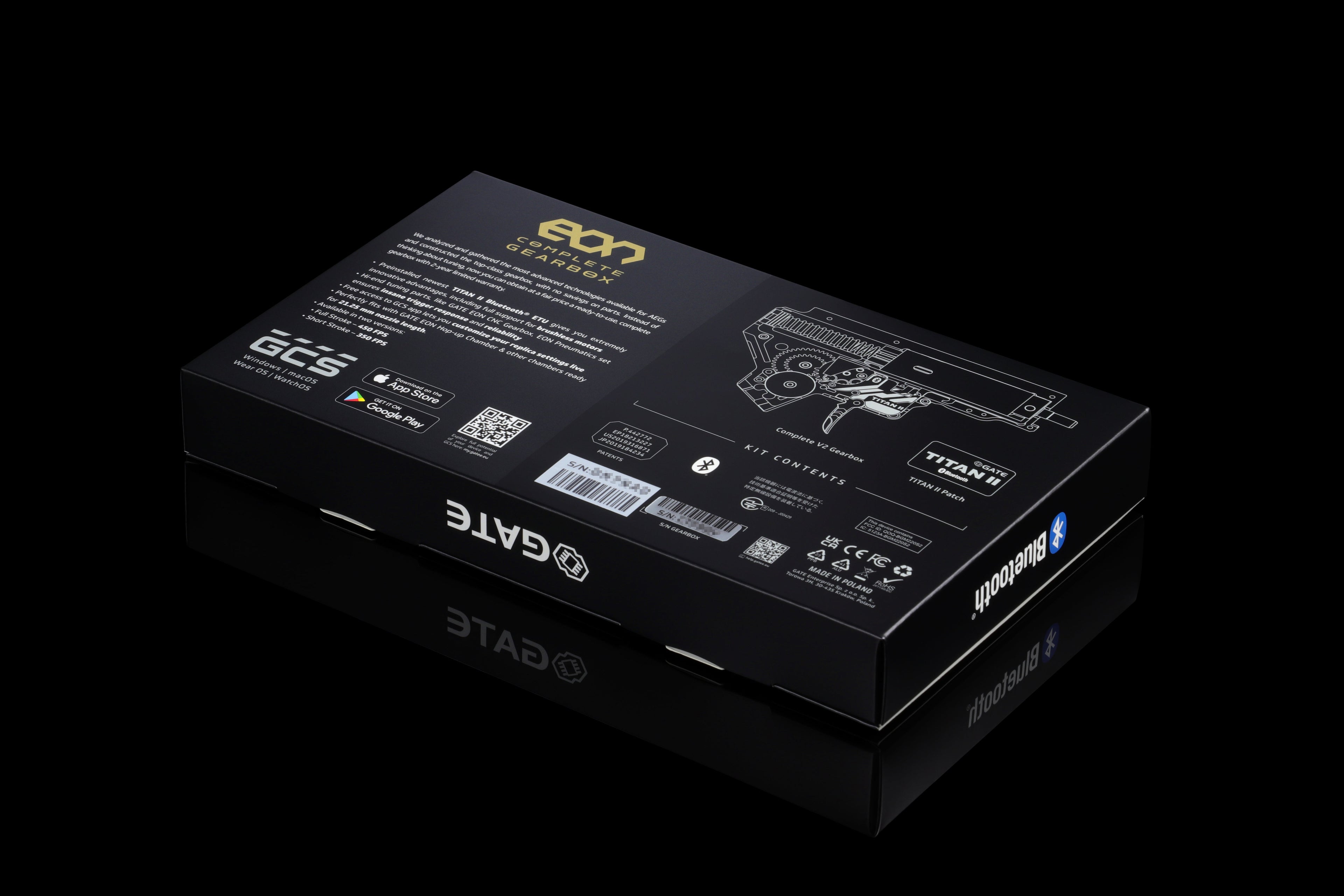 EON Complete V2 Gearbox with TITAN II Bluetooth® - Full Stroke - 440 FPS / 1.8 J [Front Wired]