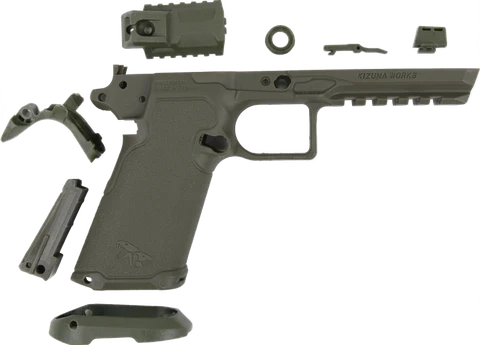 KIZUNA WORKS BSK43 GBB Lower Frame Set Olive