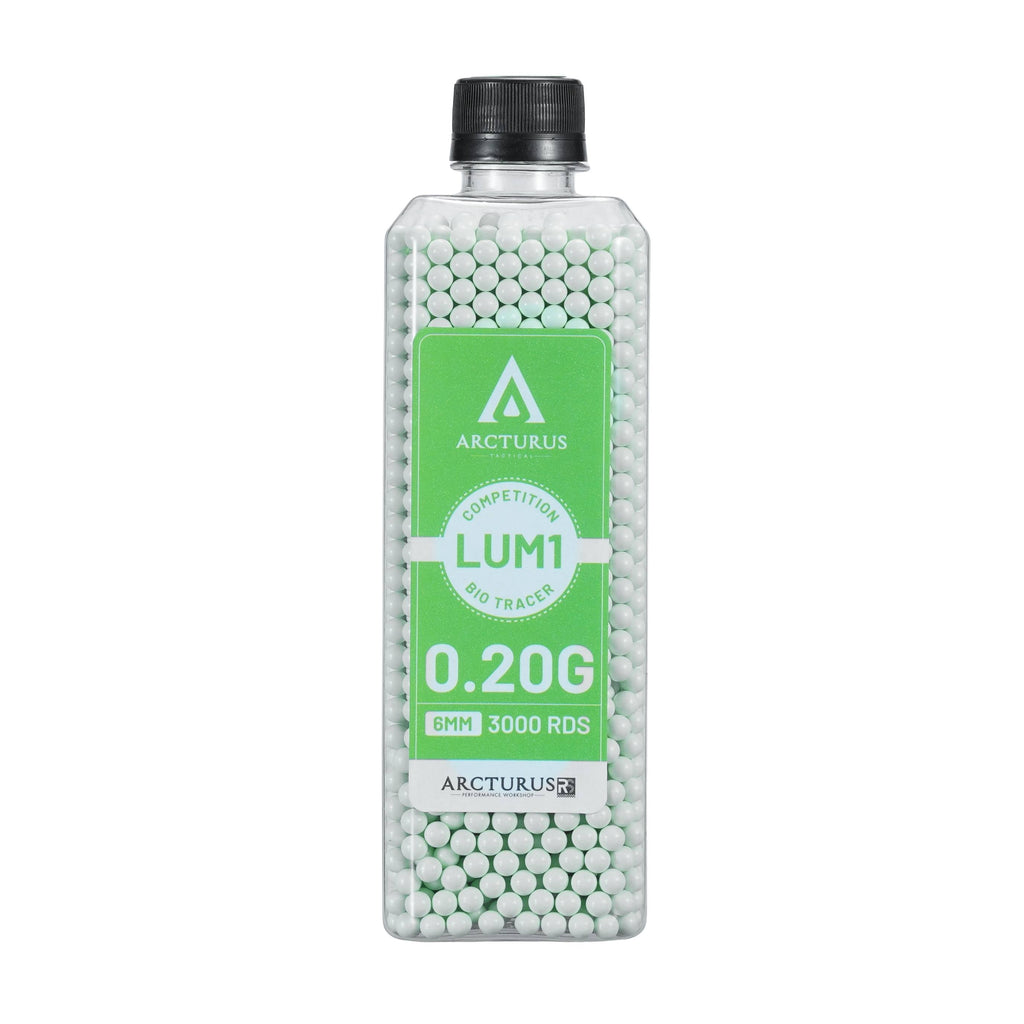 ARCTURUS RS® LUMI Match Grade Green Tracer 6mm Airsoft BBs 0.20g