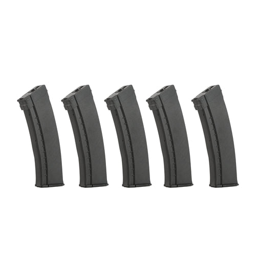 ARCTURUS AK74 Bakelite 550Rds Hi-Cap Wheel EMM Magazine BLK [5-PACK]