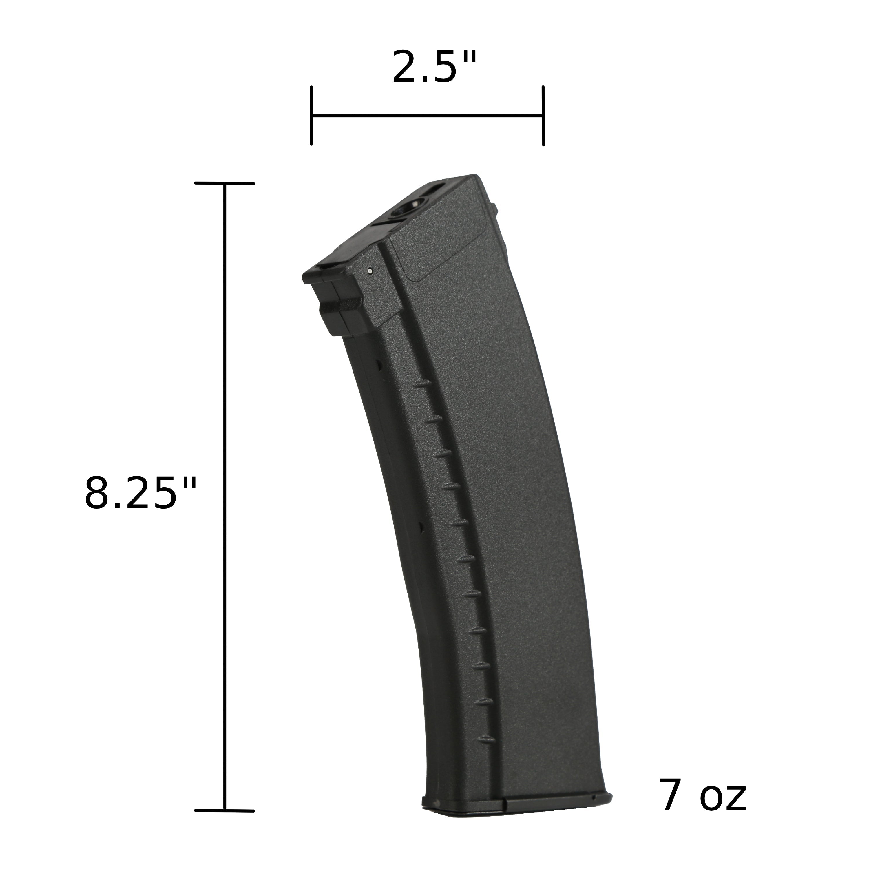 ARCTURUS AK74 Bakelite 550Rds Hi-Cap Wheel EMM Magazine BLK [5-PACK]