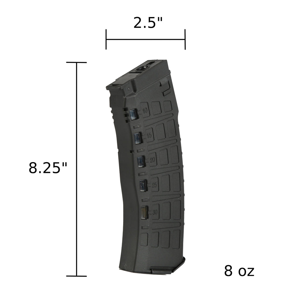 ARCTURUS AK12 550Rds Hi-Cap Wheel EMM Magazine BLK [5-PACK]