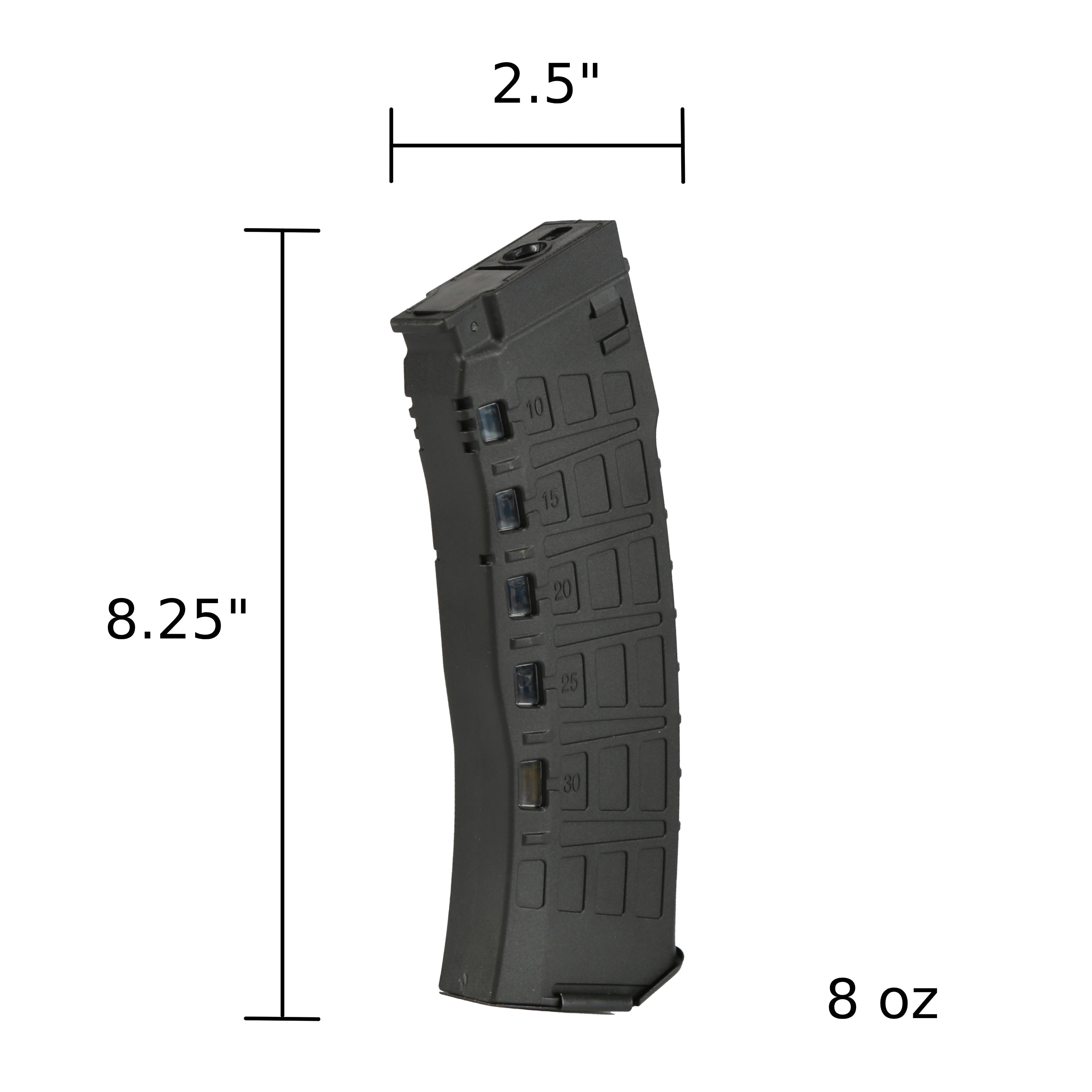 ARCTURUS AK12 550Rds Hi-Cap Wheel EMM Magazine BLK [5-PACK]