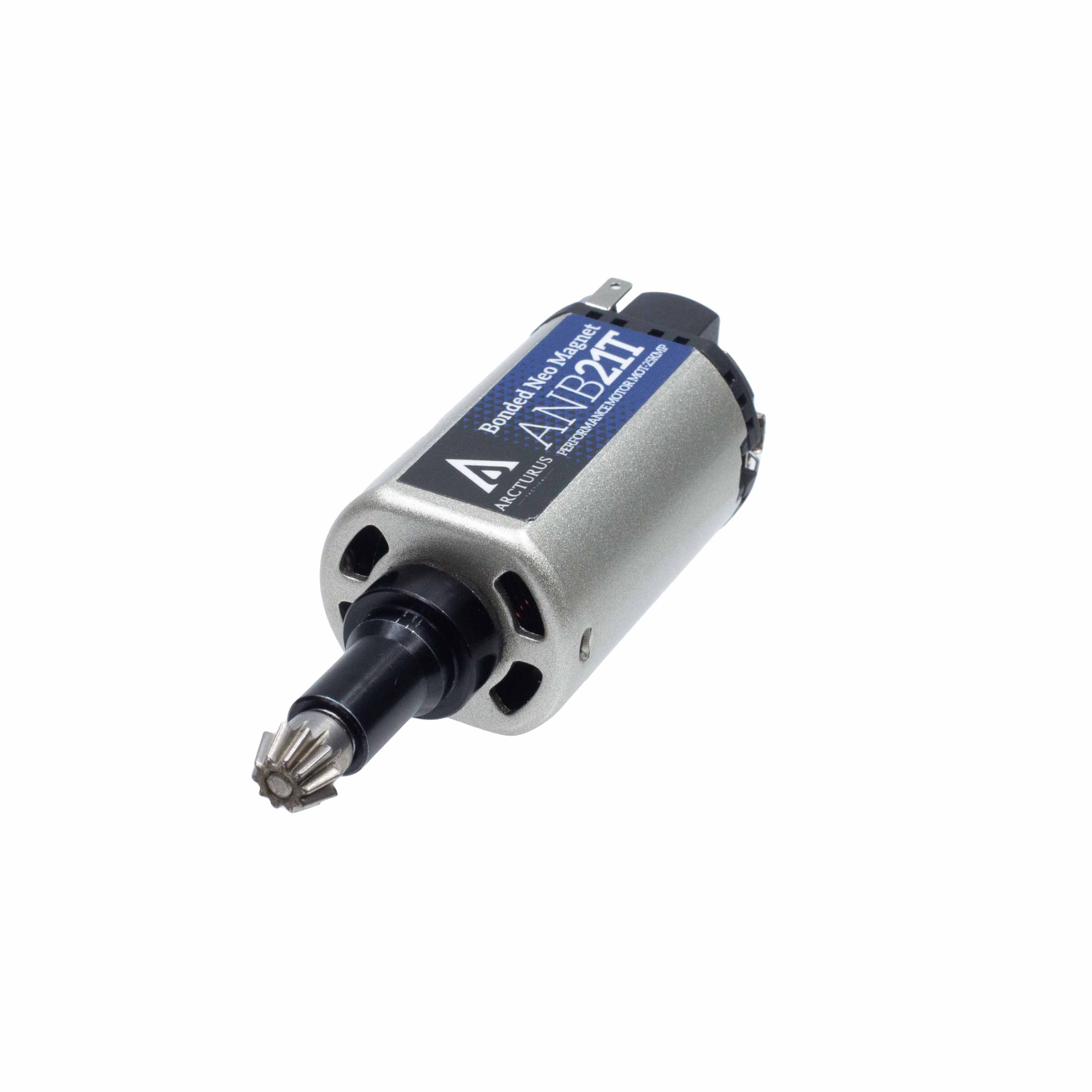 High Torque 25K Neodymium Motor 21T w/ MIM Steel Pinion Gear - O Type / Long