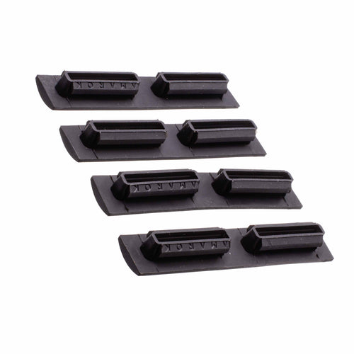 Amarok M-Lok Rail Cover - Black Color Type C: 4pcs short(2 panels)