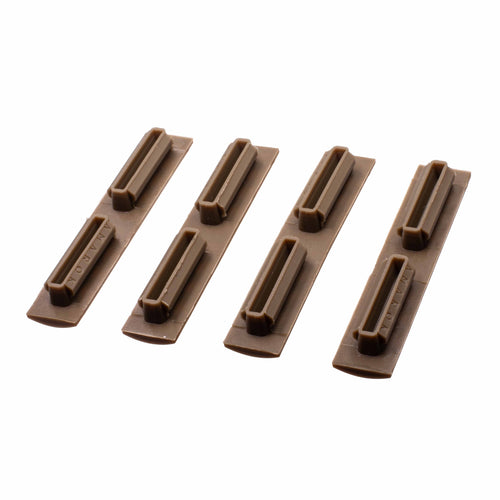 Amarok M-Lok Rail Cover - FDE ColorType C: 4pcs short(2 panels)