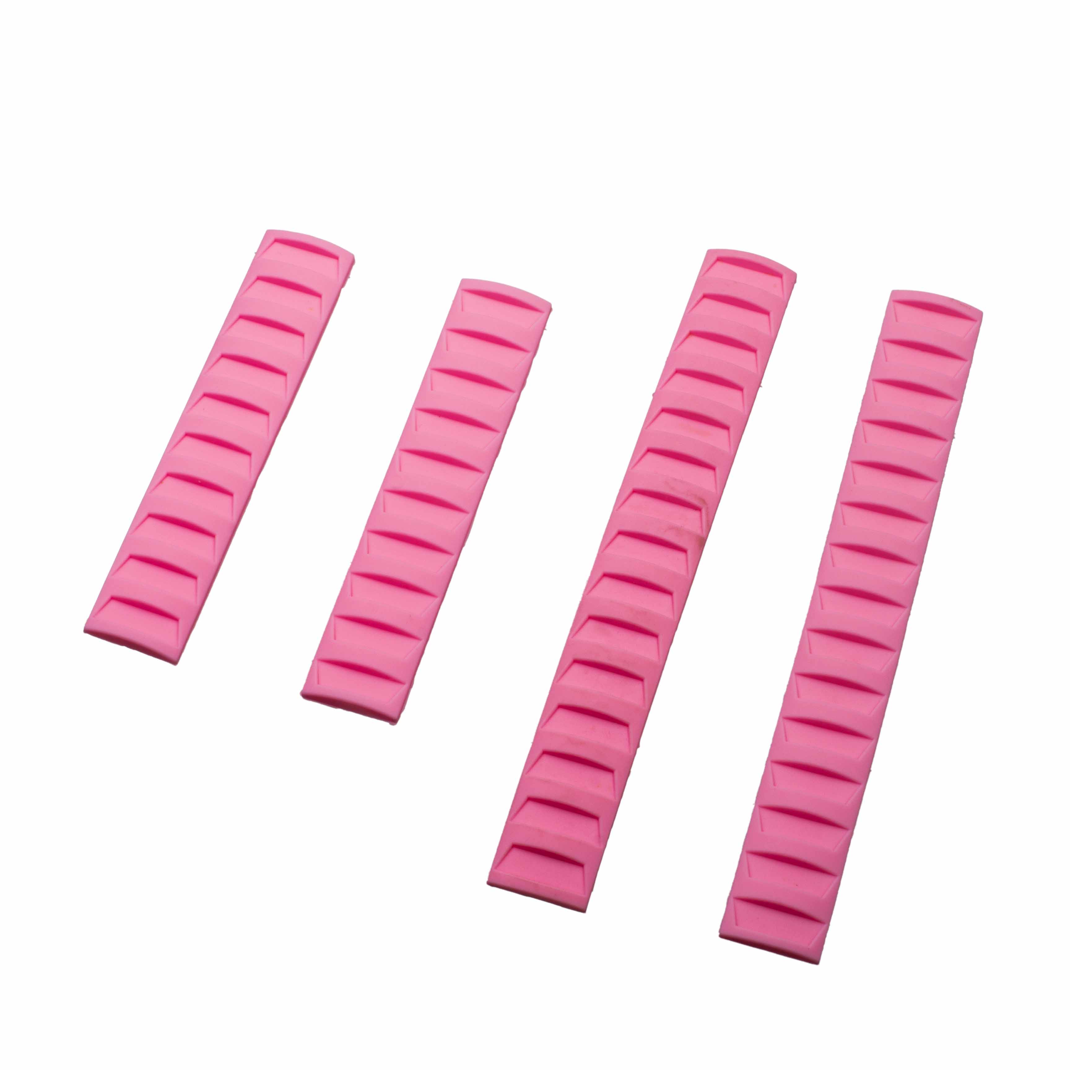 Amarok M-Lok Rail Cover - PINK Color Type A: 2pcs Long(3 panels) +2pcs short(2 panels)