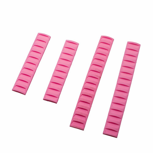 Amarok M-Lok Rail Cover - PINK Color Type A: 2pcs Long(3 panels) +2pcs short(2 panels)