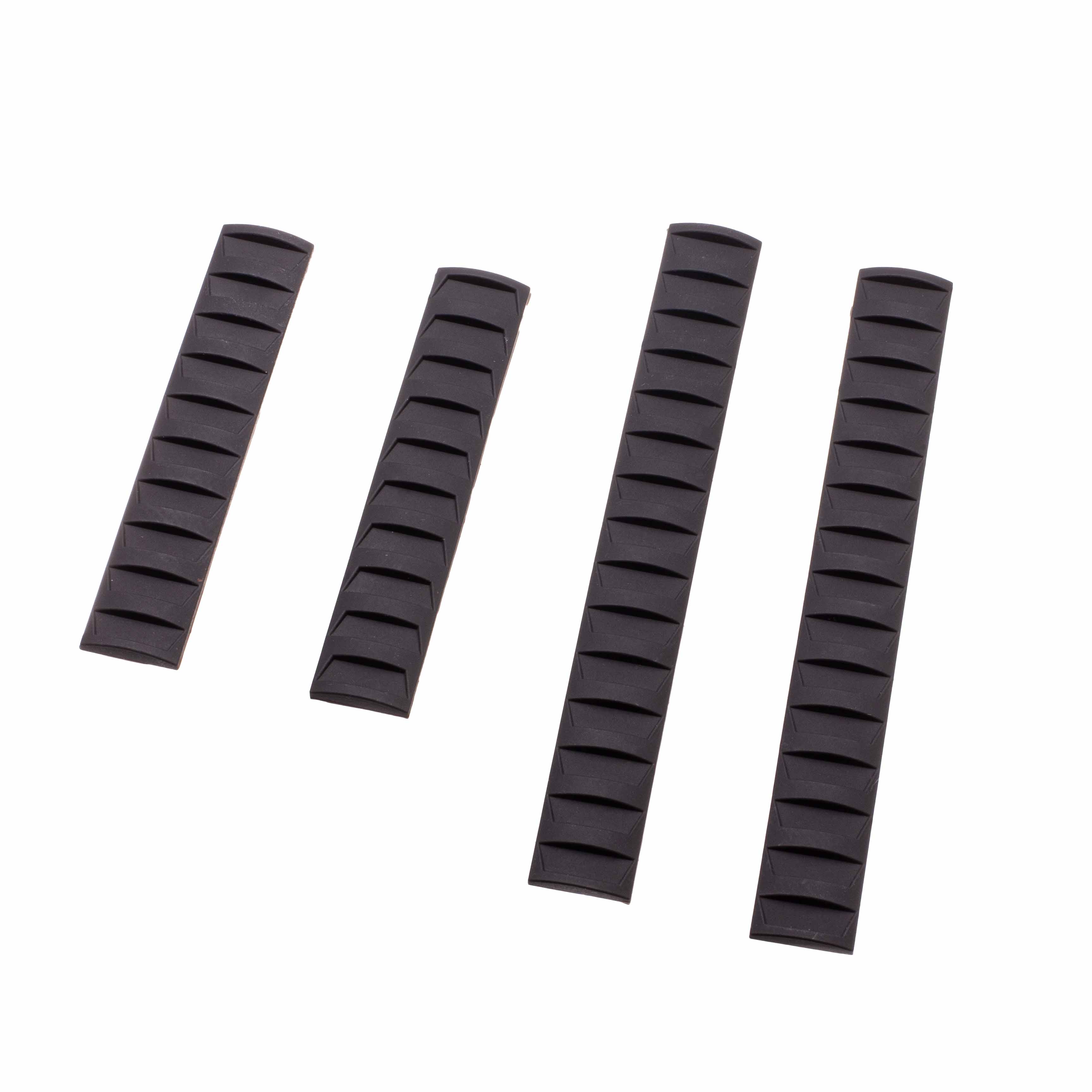 Amarok M-Lok Rail Cover - Black Color Type A: 2pcs Long(3 panels) +2pcs short(2 panels)
