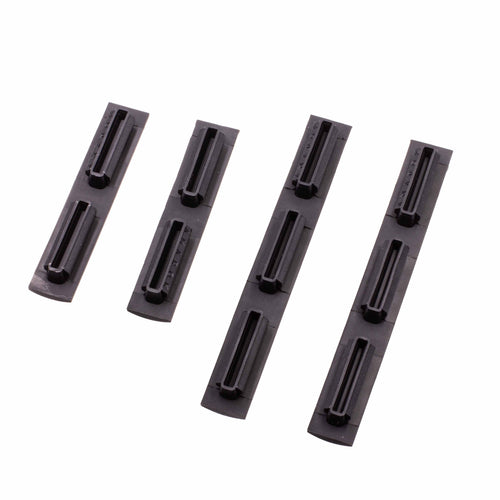 Amarok M-Lok Rail Cover - Black Color Type A: 2pcs Long(3 panels) +2pcs short(2 panels)