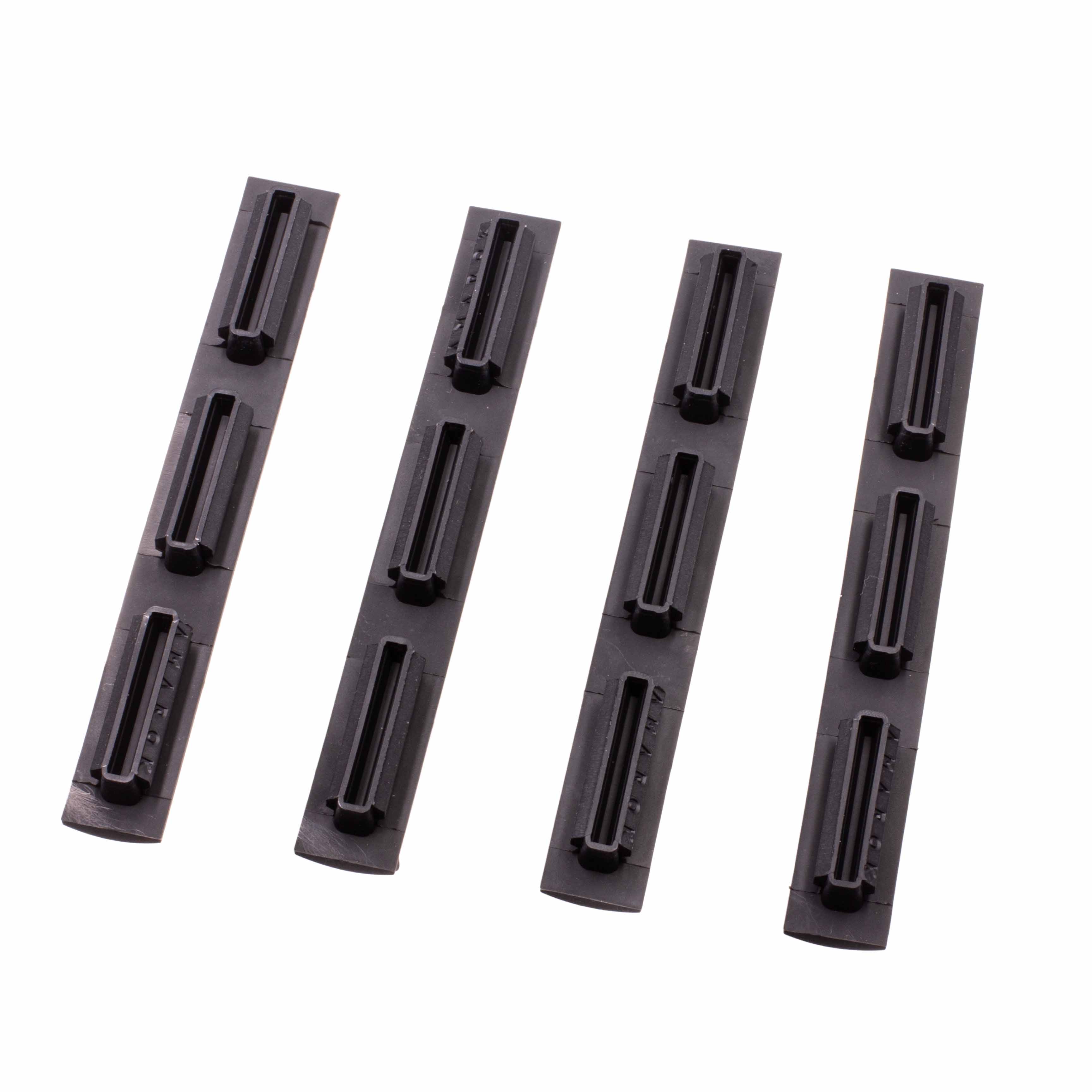 Amarok M-Lok Rail Cover Black Type B: 4pcs Long(3 panels)