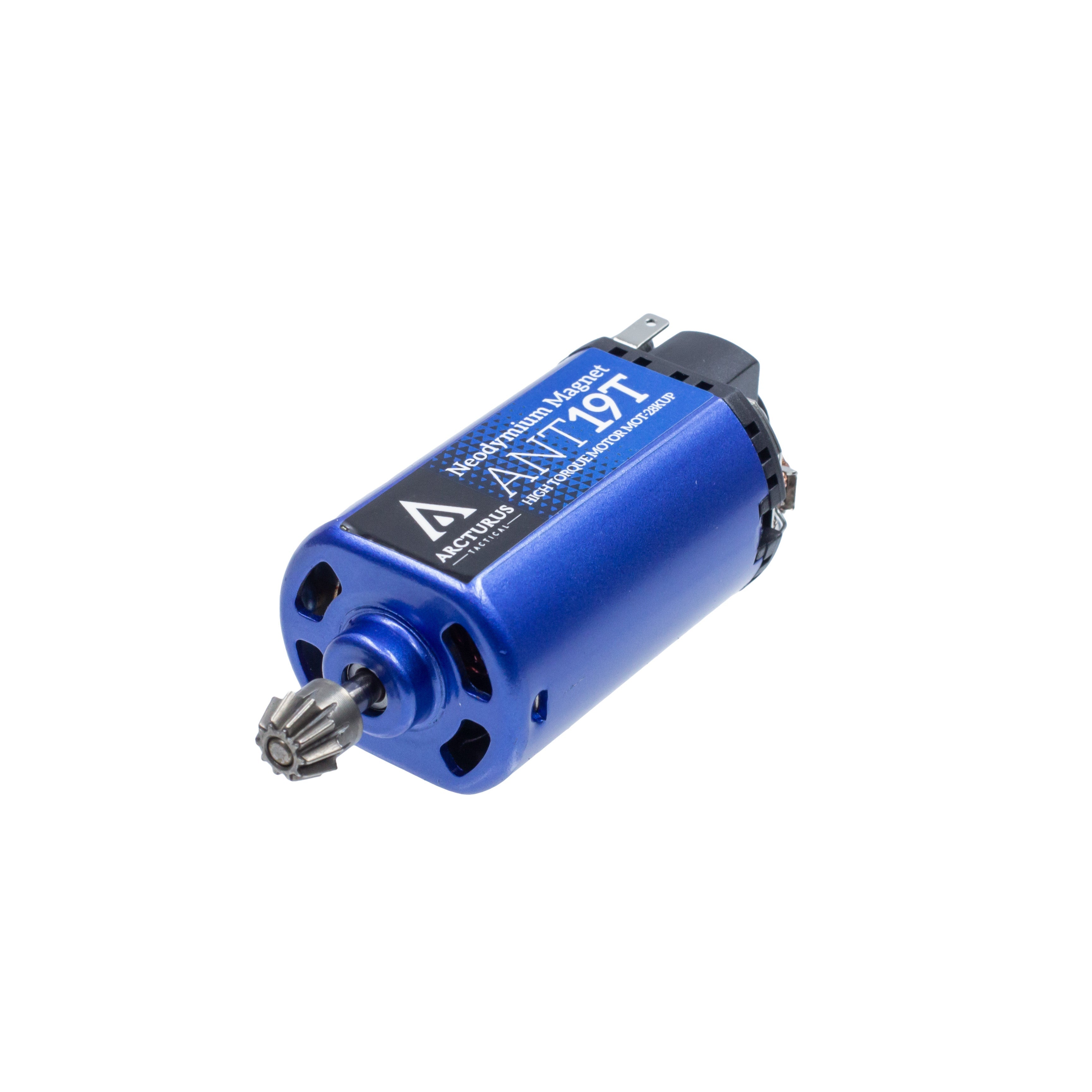 High Torque 28K Neodymium Motor 19T w/ MIM Steel Pinion Gear - O Type / Short