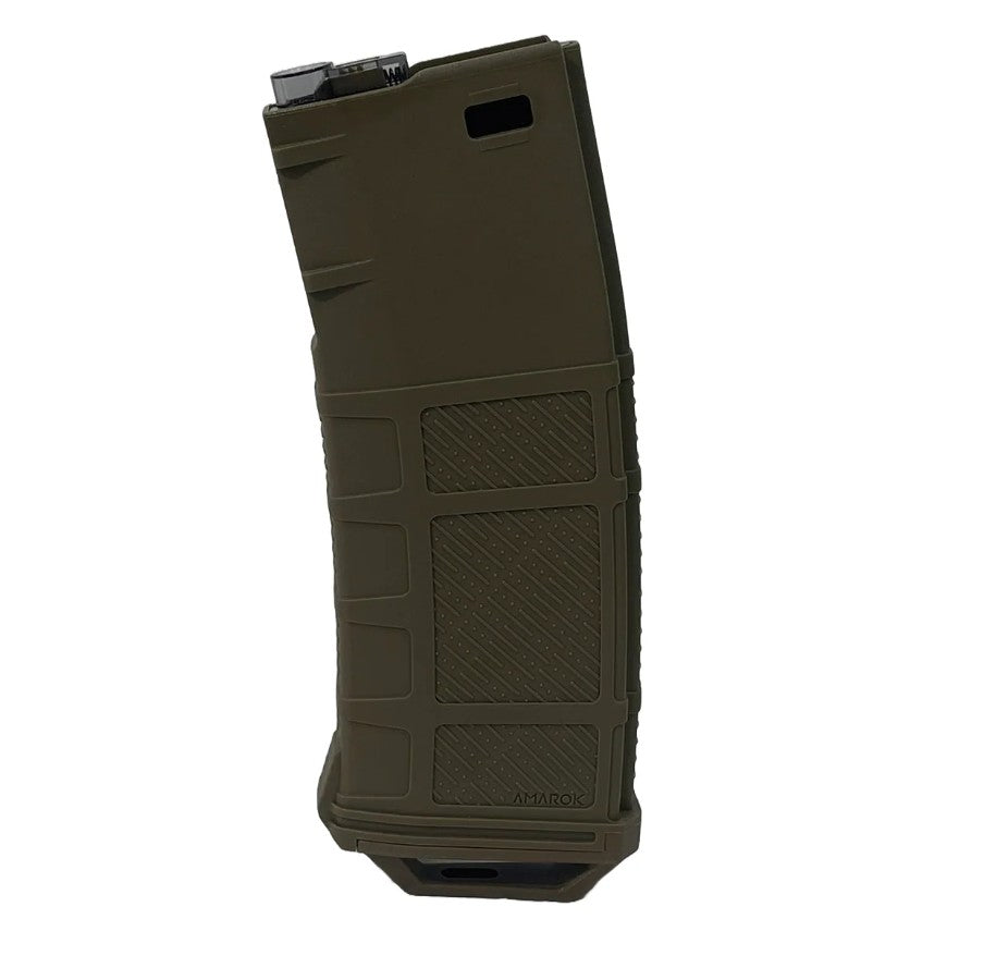 Amarok AM250 M series - 250 rounds Fast Feed Mid Cap Magazine - Type A9 - FDE + Smoke Top