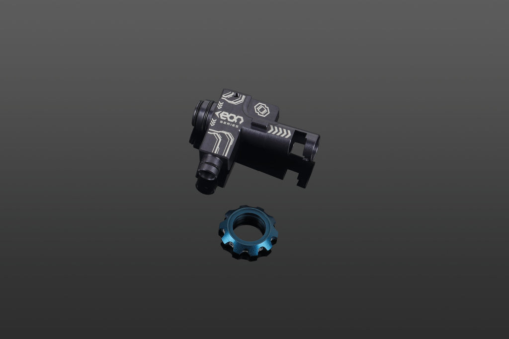 EON Hop-Up Chamber - Titanium housing + Red rotary dial